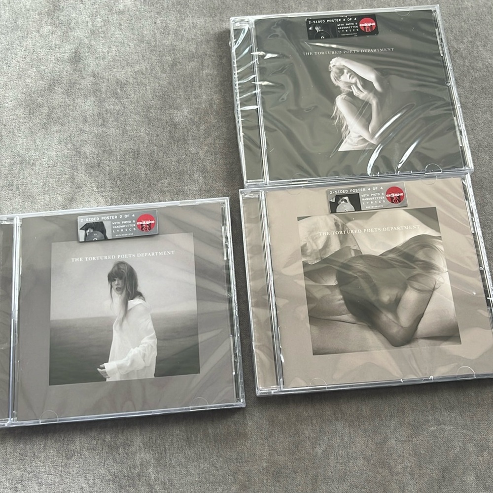 The Tortured Poets Deparetment 3 Target Exclusive CDs